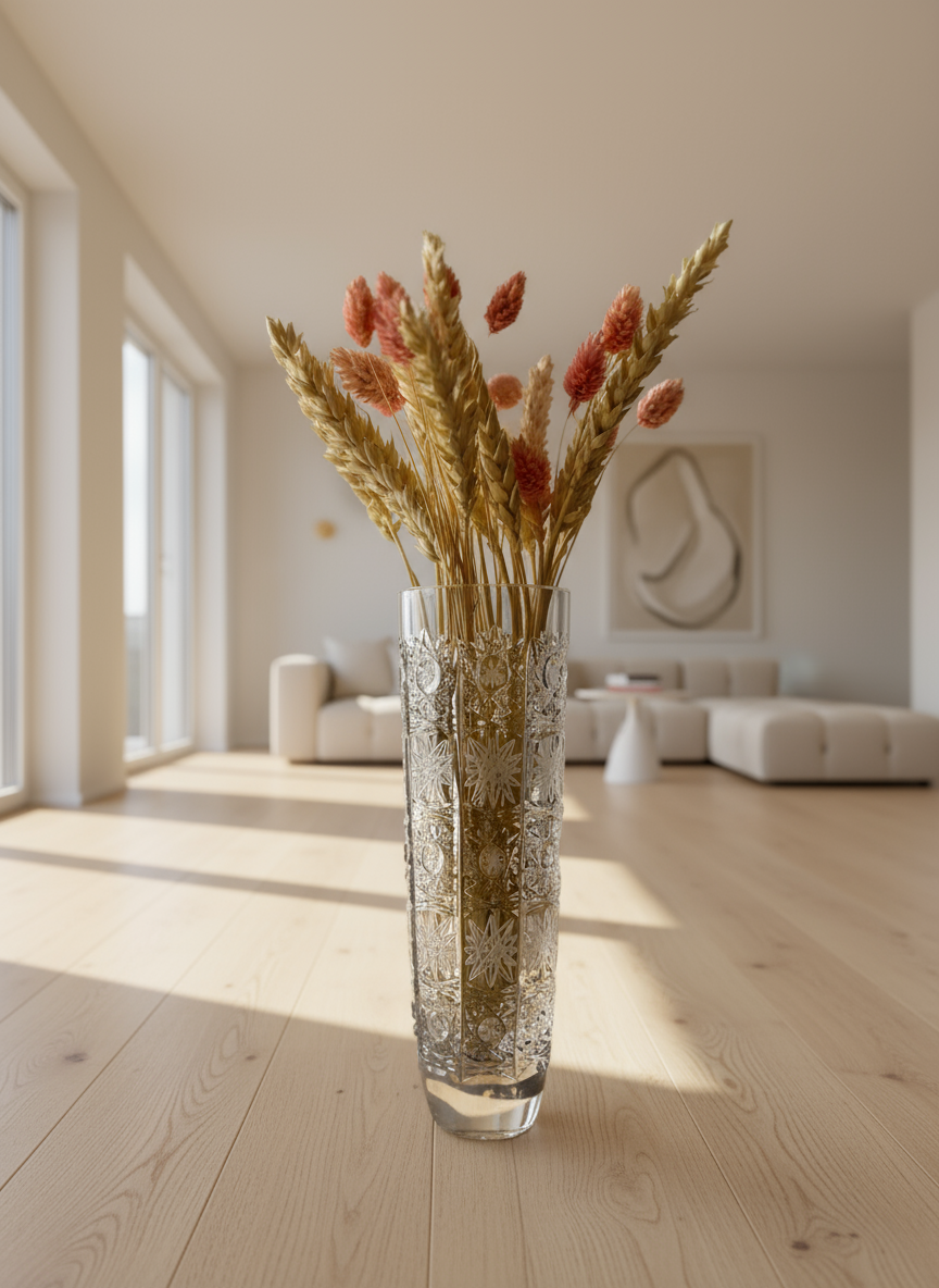 Crystal vase Ela
