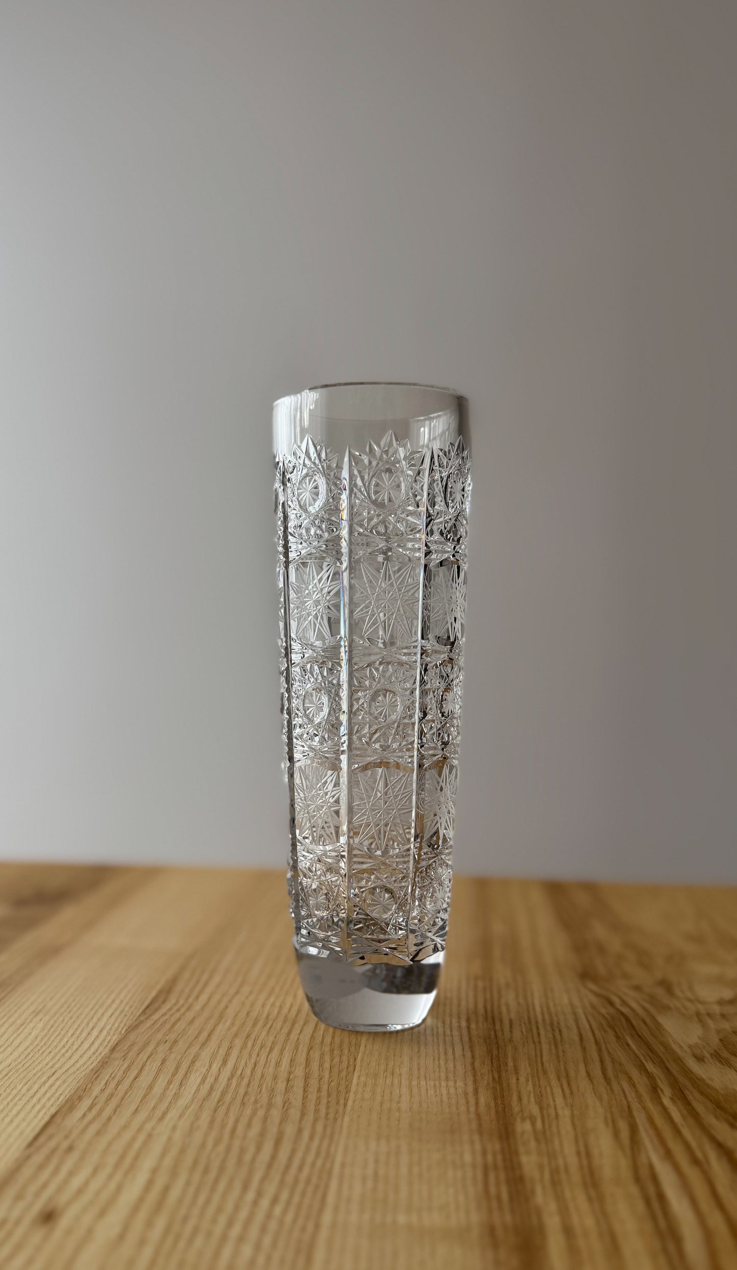 Crystal vase Ela