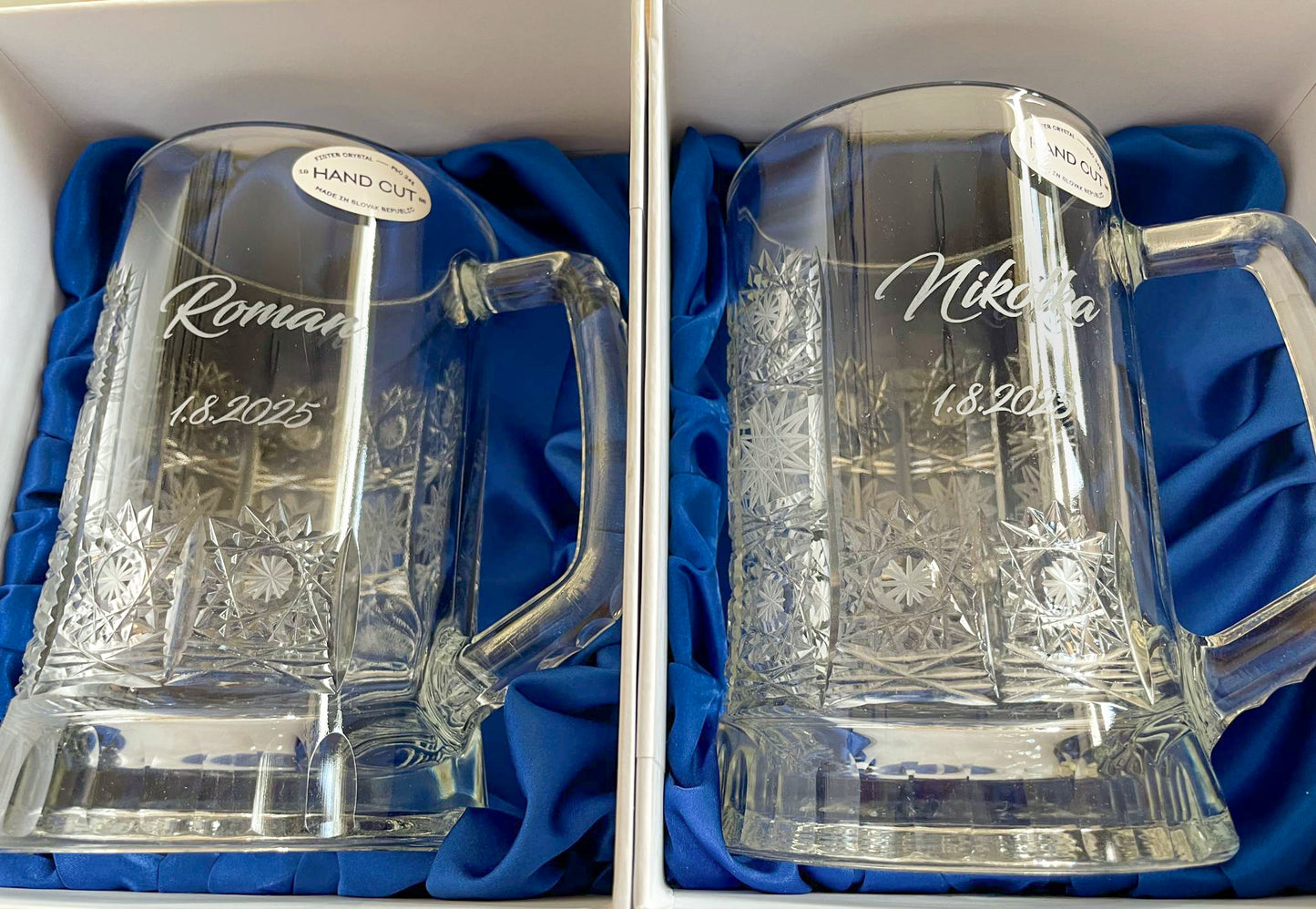 Handgeschliffenes Glas Milan 500 ml