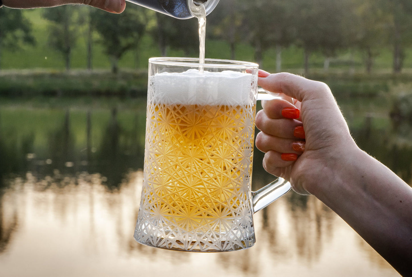 Braňo geschliffenes Glas 600 ml
