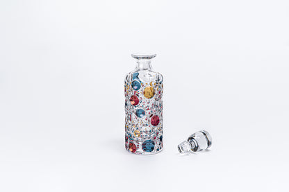 Eine Flasche farbige Blase