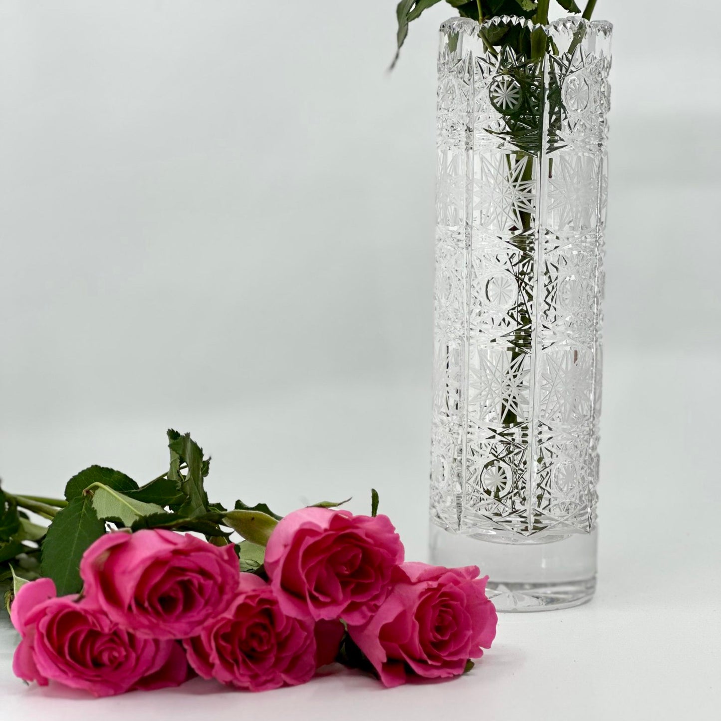 Crystal vase Ela