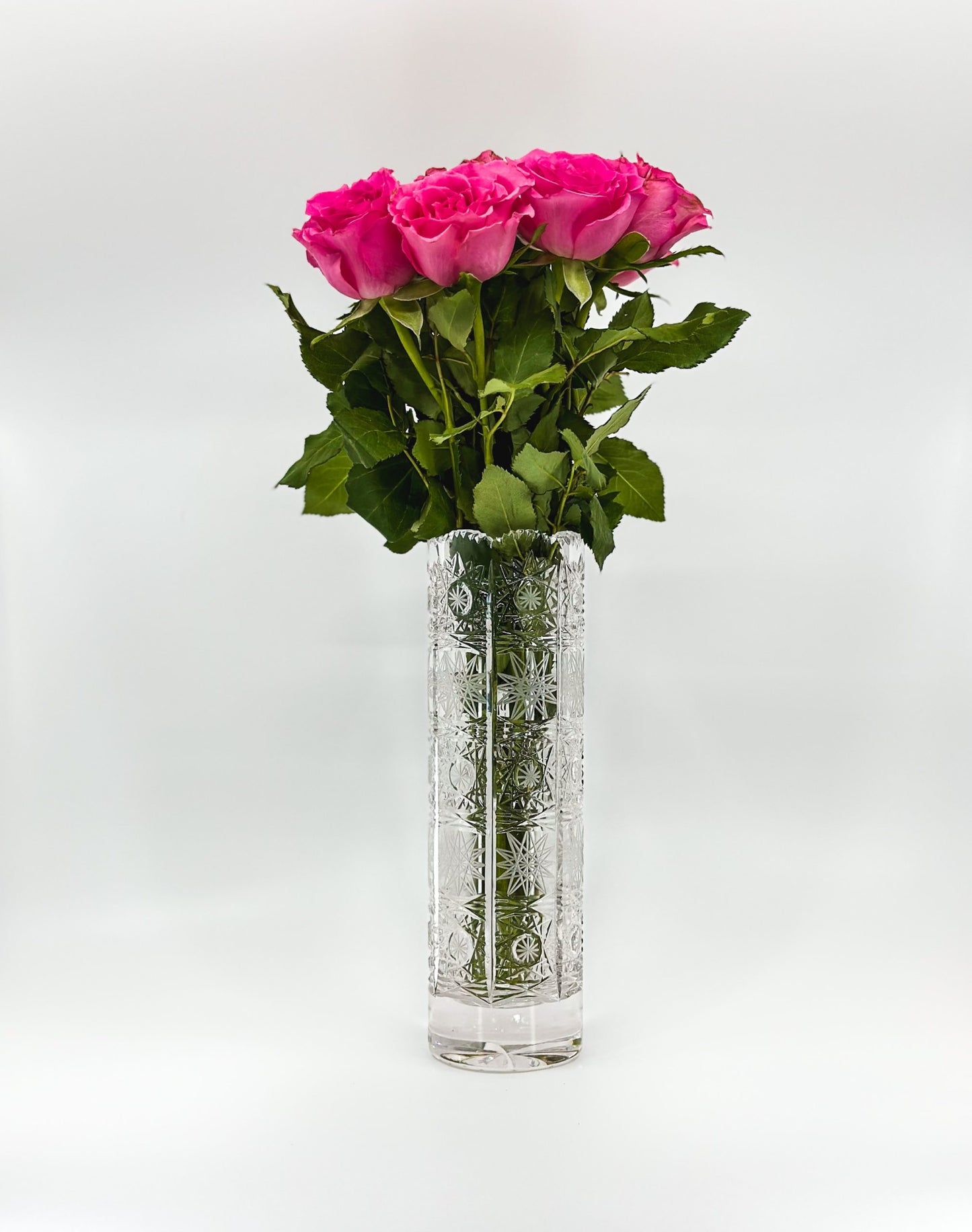 Crystal vase Ela