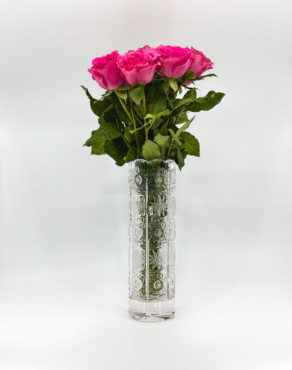 Crystal vase Ela